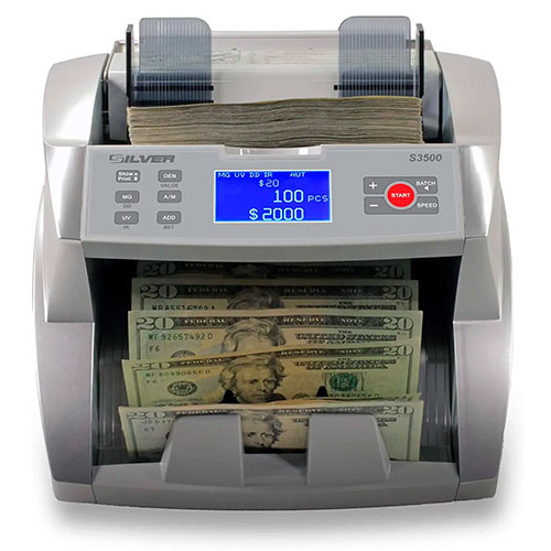 AccuBANKER S3500 Contadoras de billetes con selección de denominación